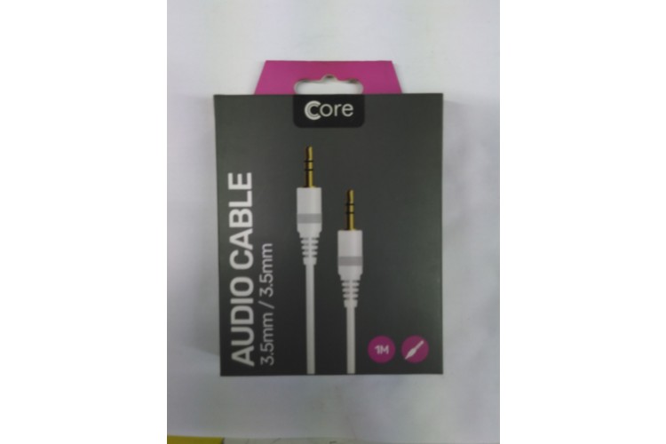 Core 1m Audio Cable 3.5mm/3.5mm