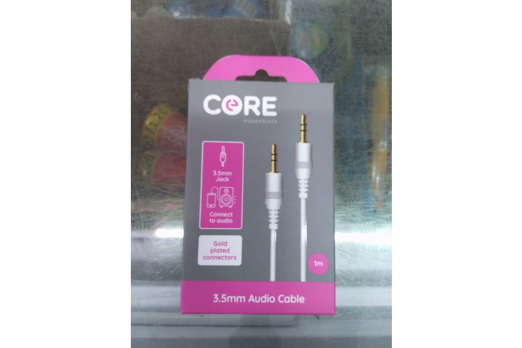 Core 1m Audio Cable 3.5mm Jack