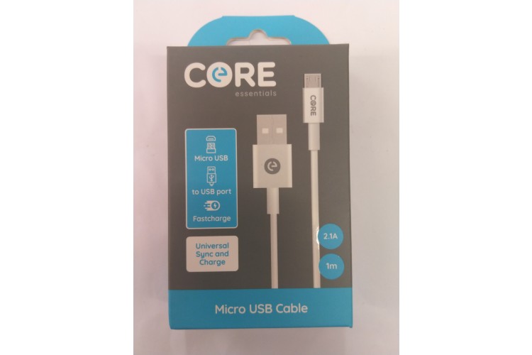 Core Essentials Micro USB Cable 1m