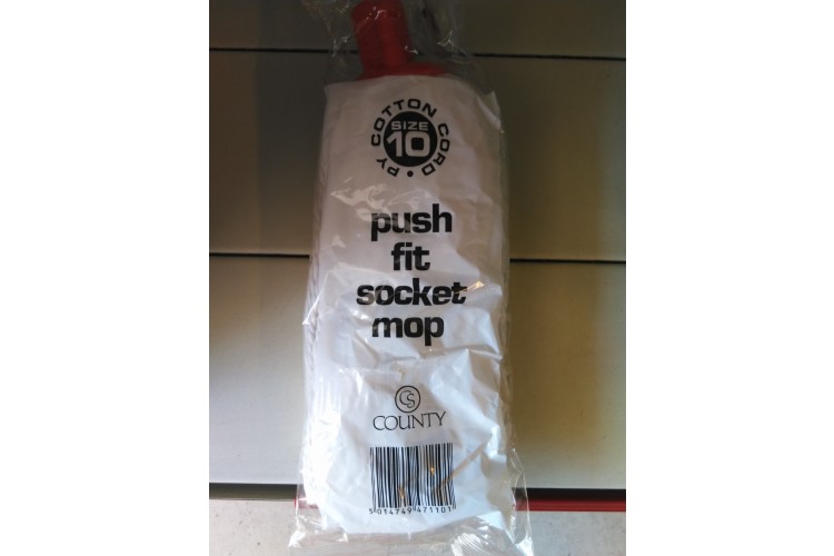 County Push Fit Socket Mop Size 10