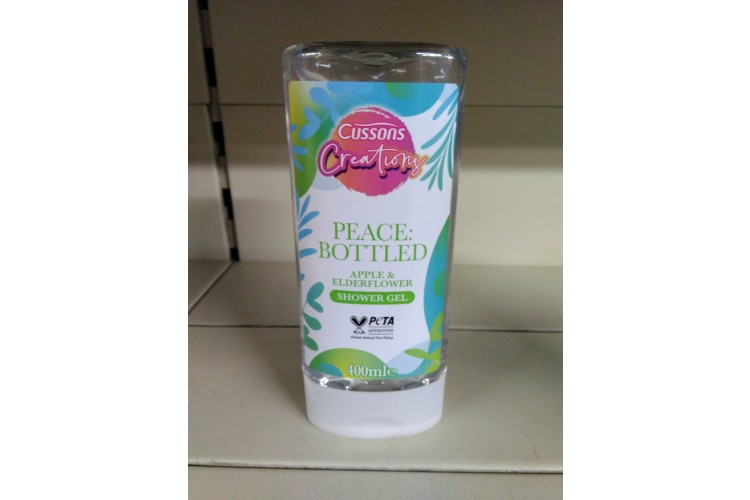 Cussons Creations Peace Bottled Apple & Elderflower Shower Gel 400ml