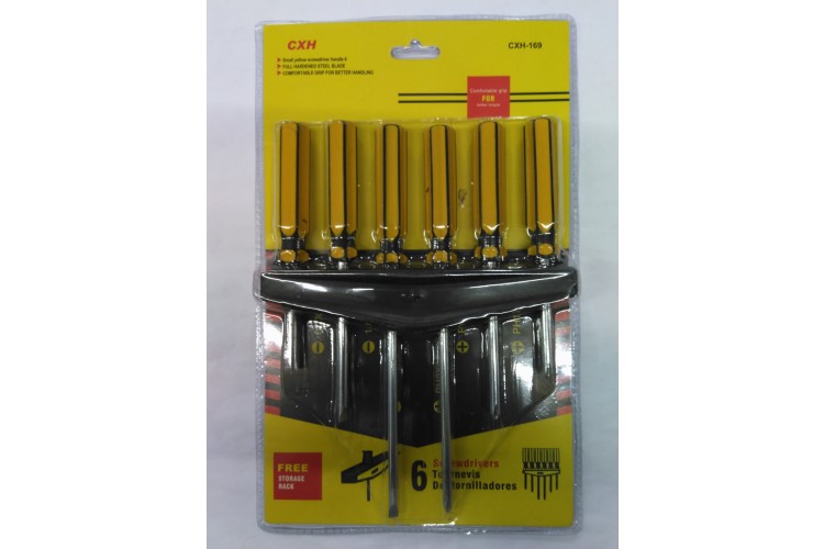 CXH 6 Piece Assorted Screwdriver Set