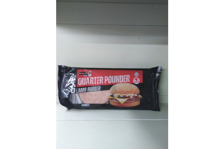 Dealiciou Mealz Quater Pound 6 Lamb Burger 678 g