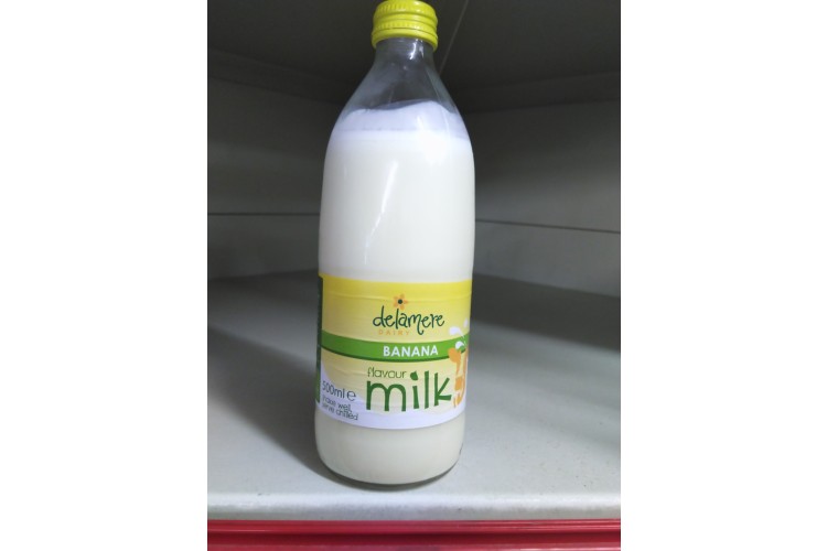 Delamere Banana Flavour Milk 500ml