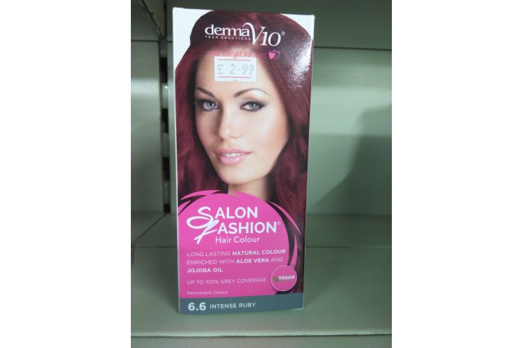 Derma V10 Salon fashion 6.6 Intense Ruby 