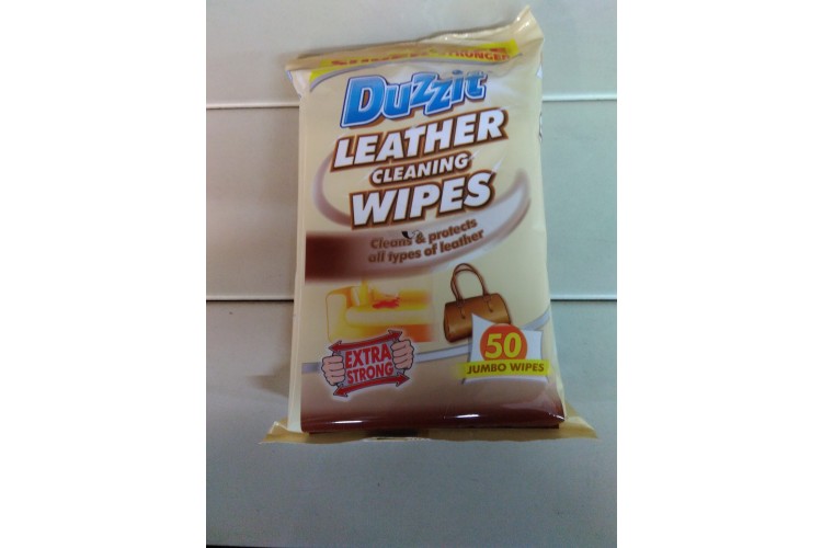 Duzzit Leather Cleaning 50 Jumbo Wipes 