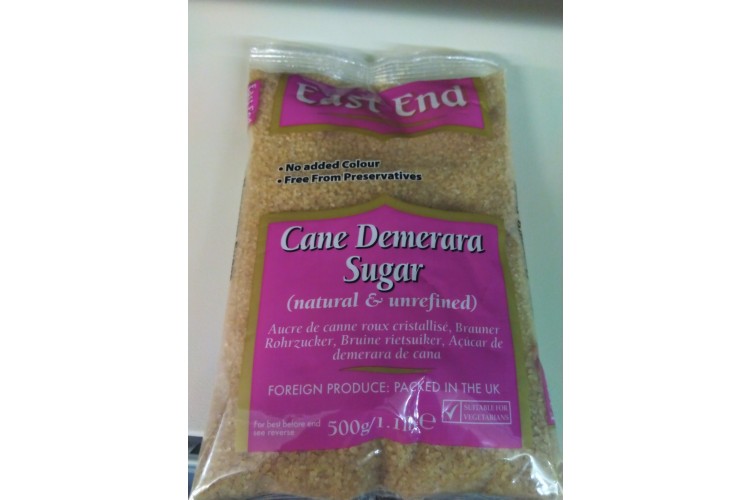 East End Cane Demerara Sugar (natural and unrefined) 500g