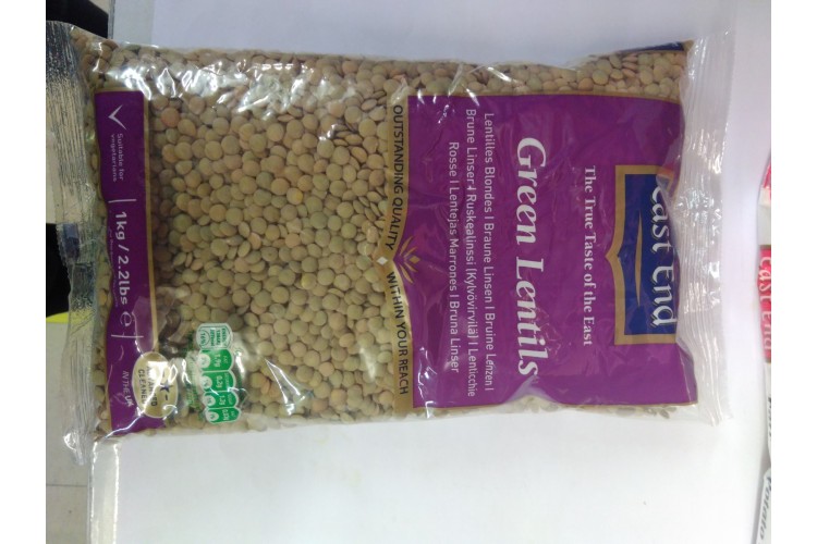 East End Green Lentils 1kg