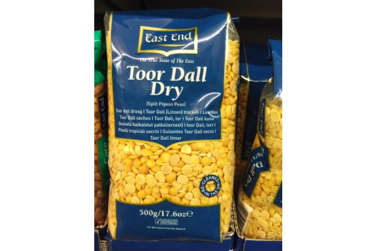 East End Toor Dall Dry (Split Pigeon Peas) 500g