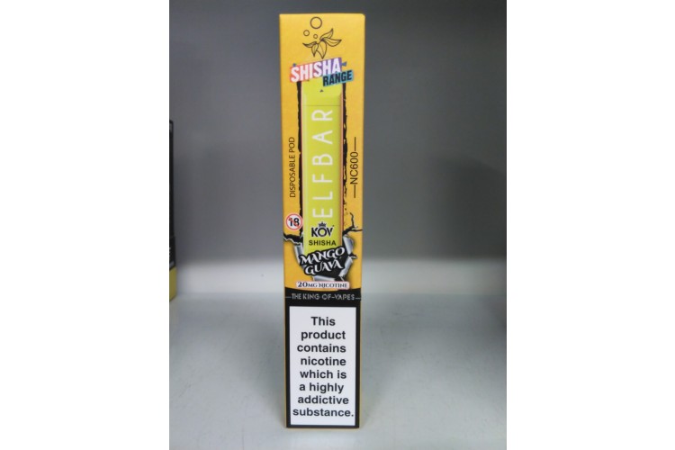 Elf Bar KOV Shisha Mango Guava 20mg Nicotine 600