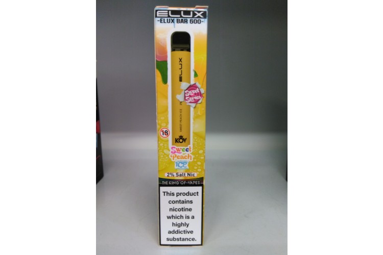 Elux Bar Sweet Peach Ice 600 Puffs