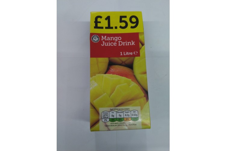 Euro Shopper  Mango Juice Drink 1L