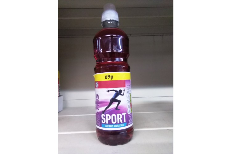 Euro Shopper Berries Sport Drink Isotonic Hydration 500ml PM 0.69