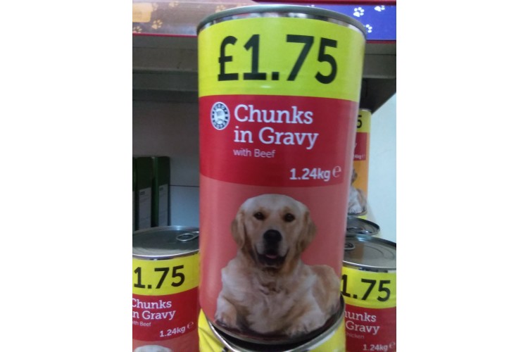 Euro Shopper Chunks In Gravy With Beef 1.24kg