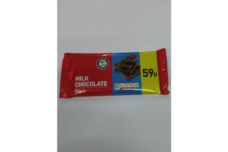 Euro Shopper Milk Chocolate Chocolate 85g