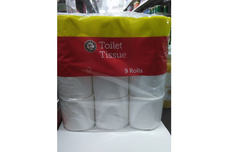 Euro Shopper Toilet Tissues 9 Rolls