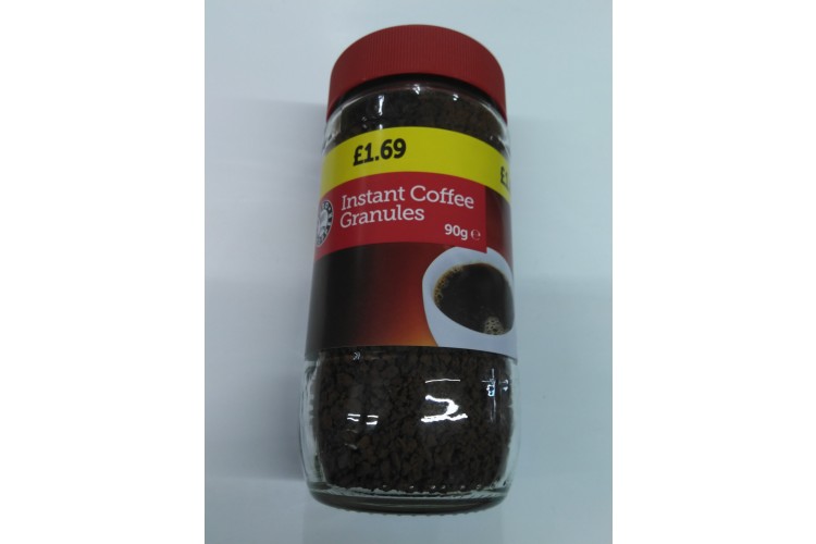 EUROSHOPPER INSTANT COFFEE GRANULES 90G