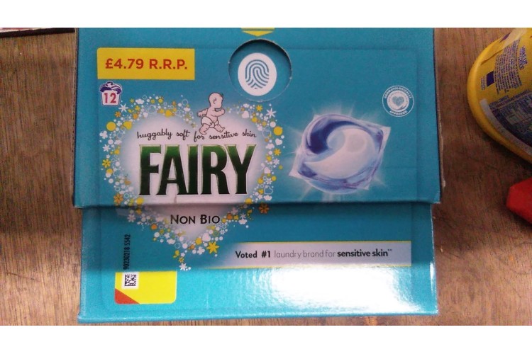 Fairy Non Bio 12 x 23.1g 277.2g Pods Capsules