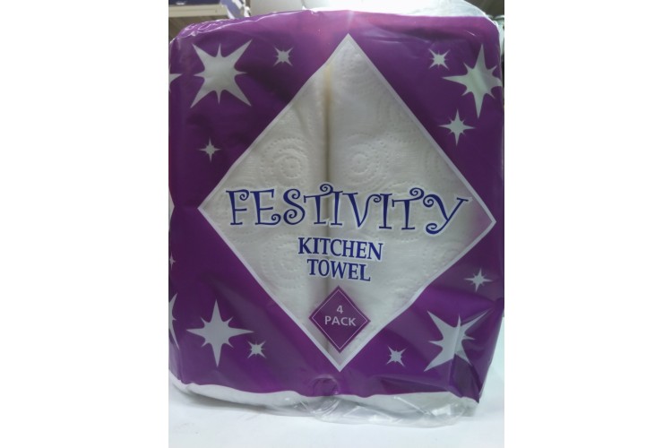 FESTIVITY Kitchen Towel 4 Pack 