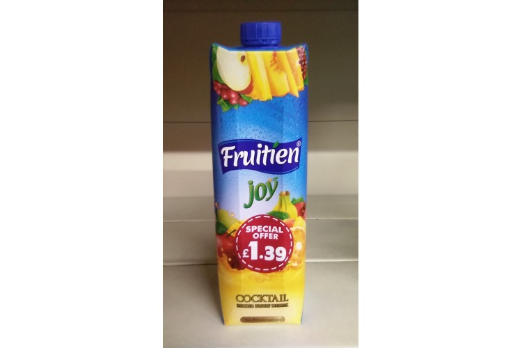 Fruitien Joy Cocktail Mixed Fruit Drink 1 Litre