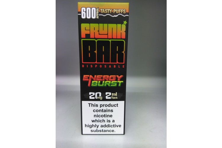 Frunk Bar Energy Burst 600 Puff's 