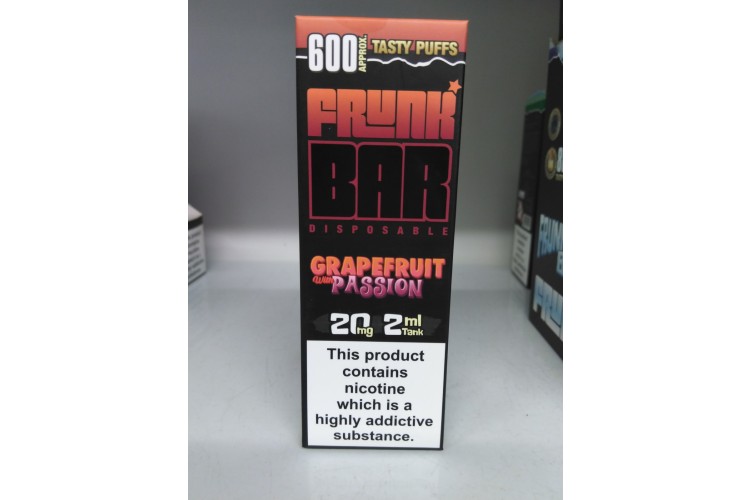 Frunk Bar Grapefruit with Passion 600 Puff's 