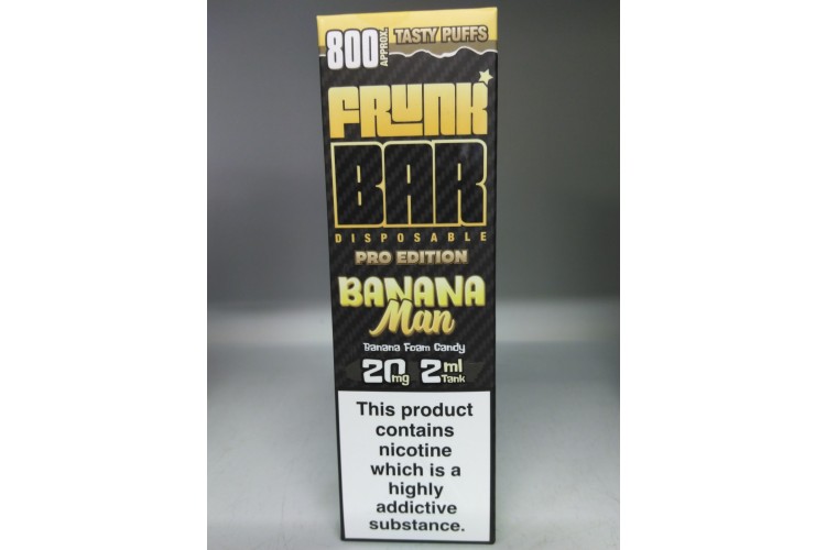 Frunk Bar Pro Banana Man 800 Puffs 20mg 2ml Tank