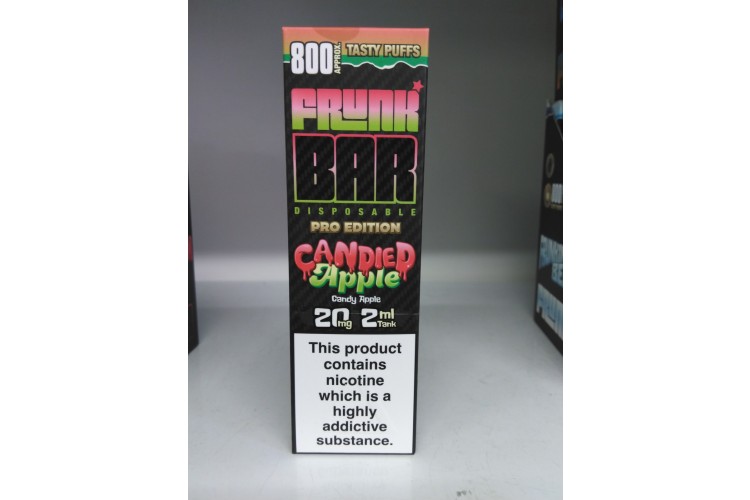 Frunk Bar Pro Candied Apple 800 Puffs 20mg 2ml Tank