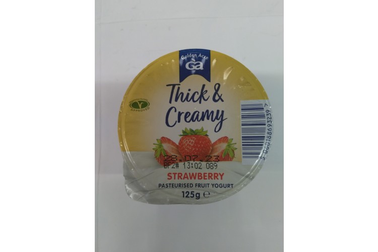 Ga Thick & Creamy Strawberry Yogurt125g