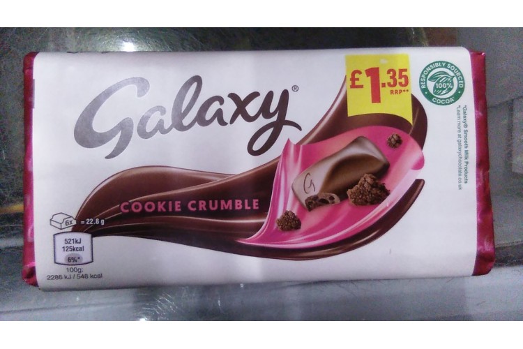 Galaxy Cookie Crumble 110g 