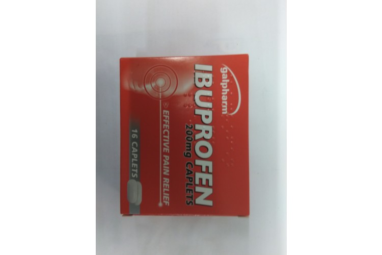 Galpharm Ibuprofen 200mg Caplets 16pk