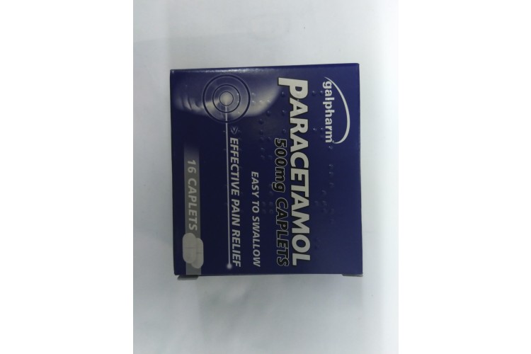 Galpharm Paracetamol 500mg Caplets 16pk