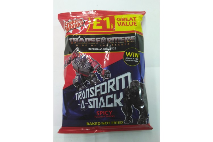 Golden Wonder Transform-A-Snack Spicy 56g £1.00