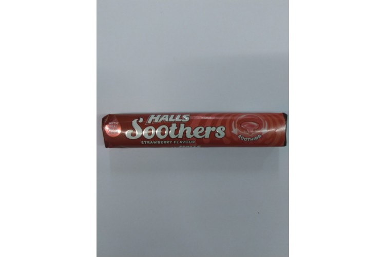 Halls Soothers Strawberry  Flavour 45g