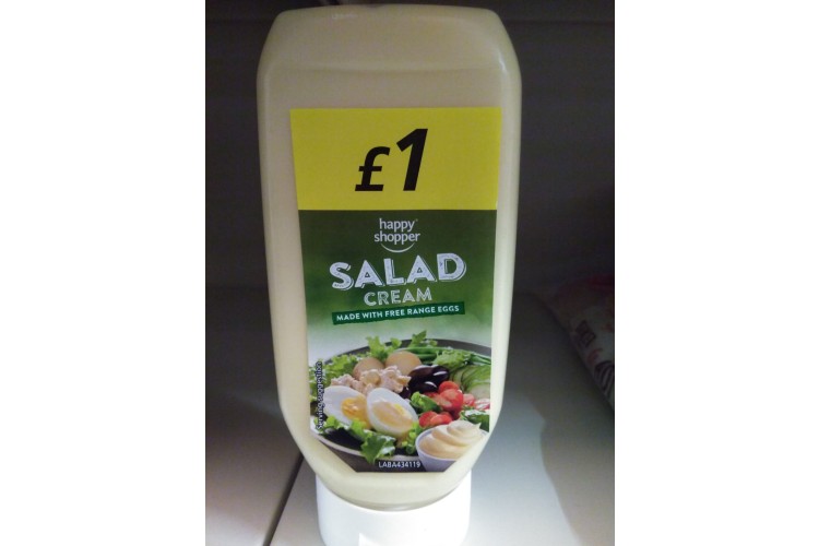 Happy Shopper Salad Cream Made With Free Range Eggs 430g - 8 Till Late /  Deliver Cardiff