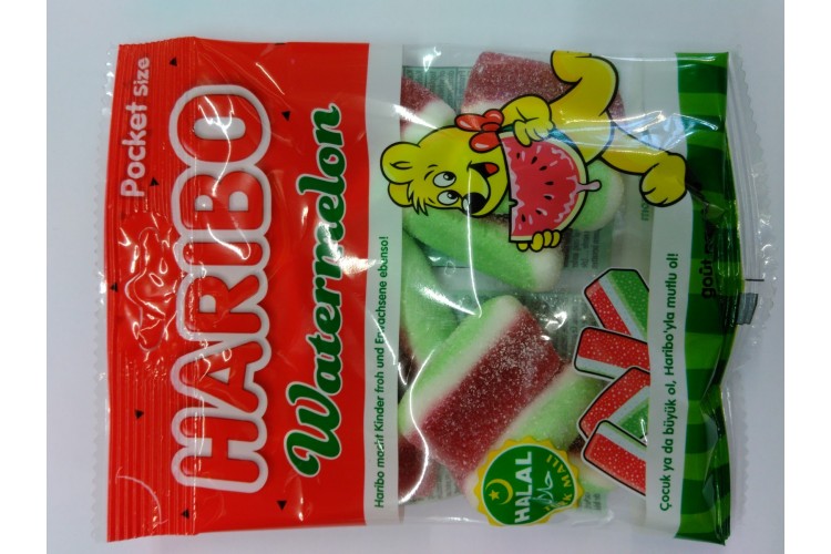 Haribo Watermelon Pocket Size 80g Halal