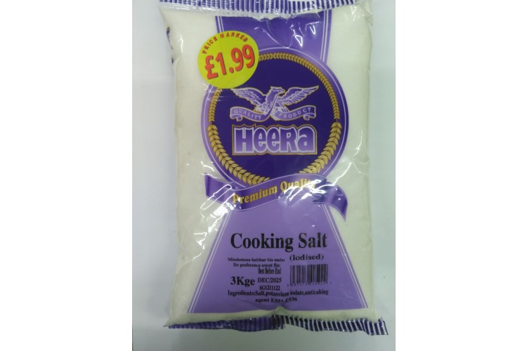 HEERA  Premium Quality Cooking Salt 3KG