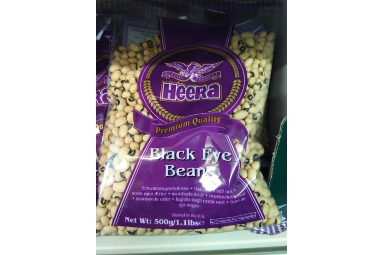 HEERA BLACK EYE BEANS 500G