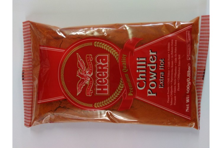 HEERA CHILLI POWDER EXTRA HOT 400G