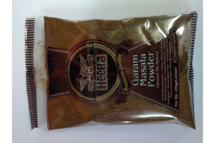 HEERA GARAM MASALA POWDER (GROUND MIX SPICES) 100G