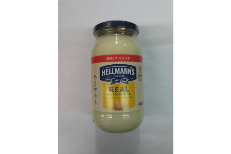 Hellmanns Real Mayonnaise 400g 