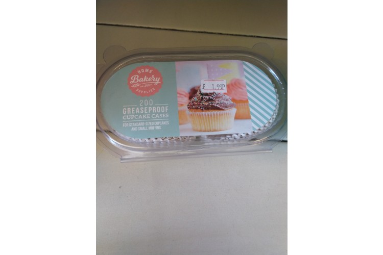 Home Bakery Supplies 200 Greaseproof Cupcake Cases