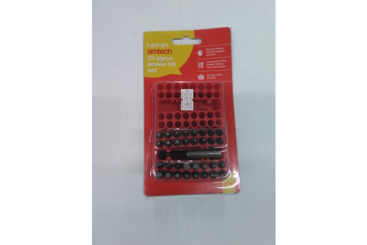 I am Amtech 33 Piece power Bit Set