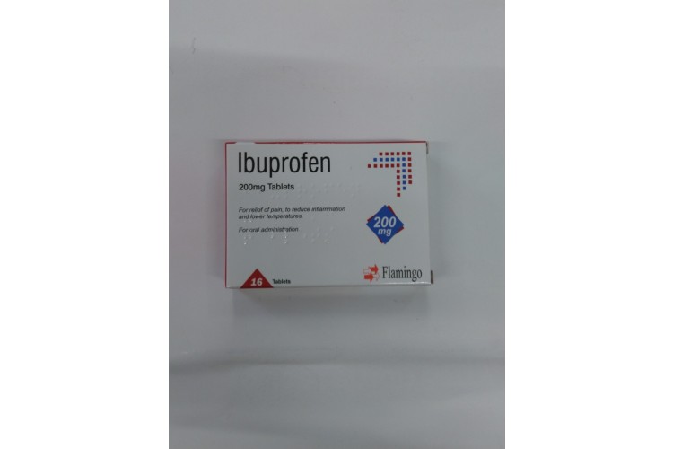 Ibuprofen Caplets 200mg 16 Tablets