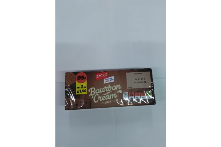 Jacks Bourbon Cream Biscuit 150g