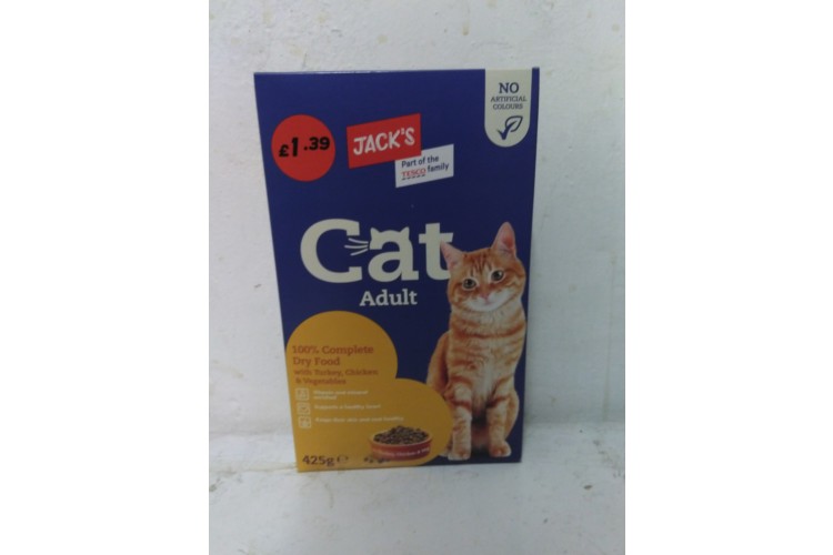 Jacks Cat Adult with Turkey, Chicken & Vegetables 425g