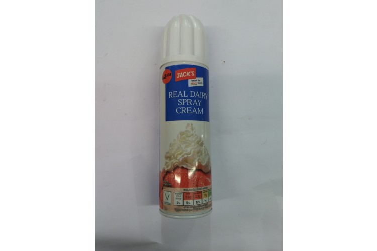 Jacks Real Diary Spray Cream 250g