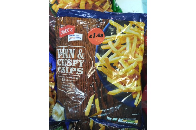 Jacks Thin & Crispy Chips 750ge