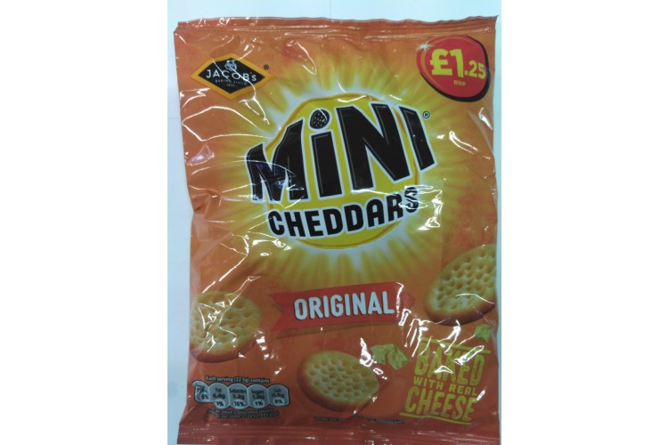 Jacob's Mini Cheddars Original 90g PM£1.25