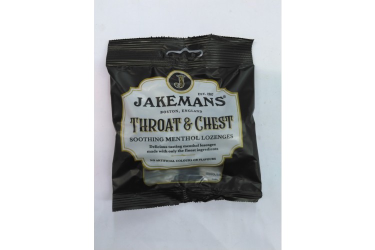 Jakemans Throat & Chest Soothing Menthol Lozenges 73g